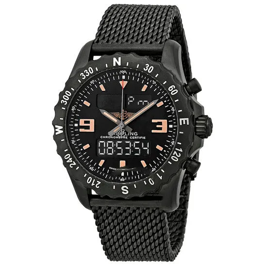 Bracelets JMS always Original Breitling Chronospace Black PVD Stainless Steel Mens Watch M7836622BD39SS Bracelets JMS always Original Breitling Chronospace Black PVD Stainless Steel Mens Watch M7836622BD39SS