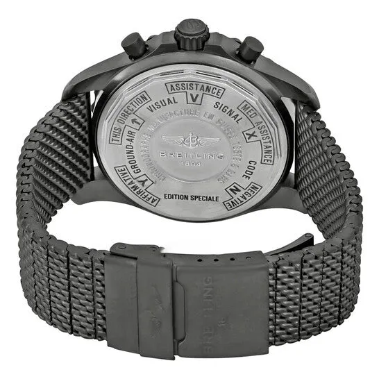 Bracelets JMS always Original Breitling Chronospace Black PVD Stainless Steel Mens Watch M7836622BD39SS Bracelets JMS always Original Breitling Chronospace Black PVD Stainless Steel Mens Watch M7836622BD39SS