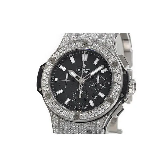 Bracelets JMS always Original Hublot Big Bang Black Dial Chronograph Stainless Steel Diamond Pave Mens Watch 301SX1170SX2704 Bracelets JMS always Original Hublot Big Bang Black Dial Chronograph Stainless Steel Diamond Pave Mens Watch 301SX1170SX2704