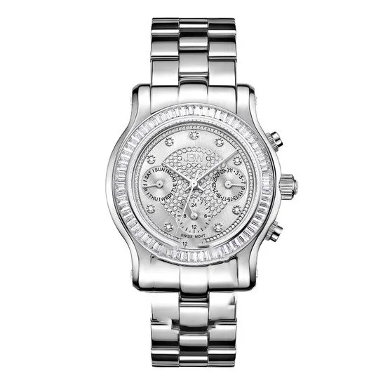 Bracelets JMS always Original JBW Laurel Silver MultiFunction Diamond Dial Steel Bracelet Ladies Watch J6330B Bracelets JMS always Original JBW Laurel Silver MultiFunction Diamond Dial Steel Bracelet Ladies Watch J6330B
