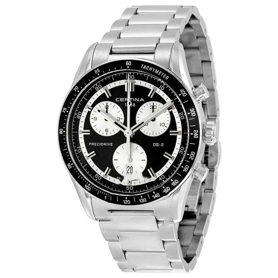 Bracelets Original Certina DS 2 Chronograph Black Dial Stainless Steel Mens Watch C0244471105100 JMS always Bracelets Original Certina DS 2 Chronograph Black Dial Stainless Steel Mens Watch C0244471105100 JMS always