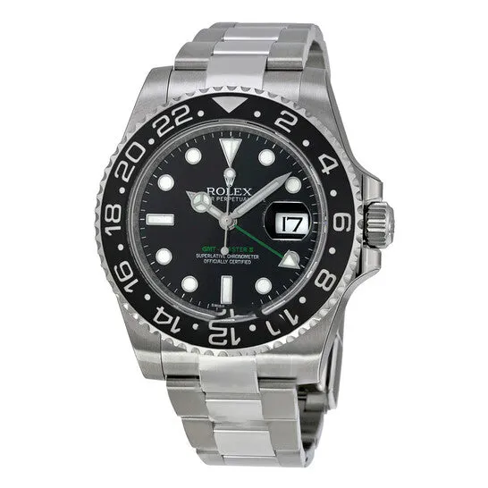 Bracelets Original Rolex GMT Master II Black Index Dial Oyster Bracelet Steel Mens Watch 116710LN JMS always Bracelets Original Rolex GMT Master II Black Index Dial Oyster Bracelet Steel Mens Watch 116710LN JMS always