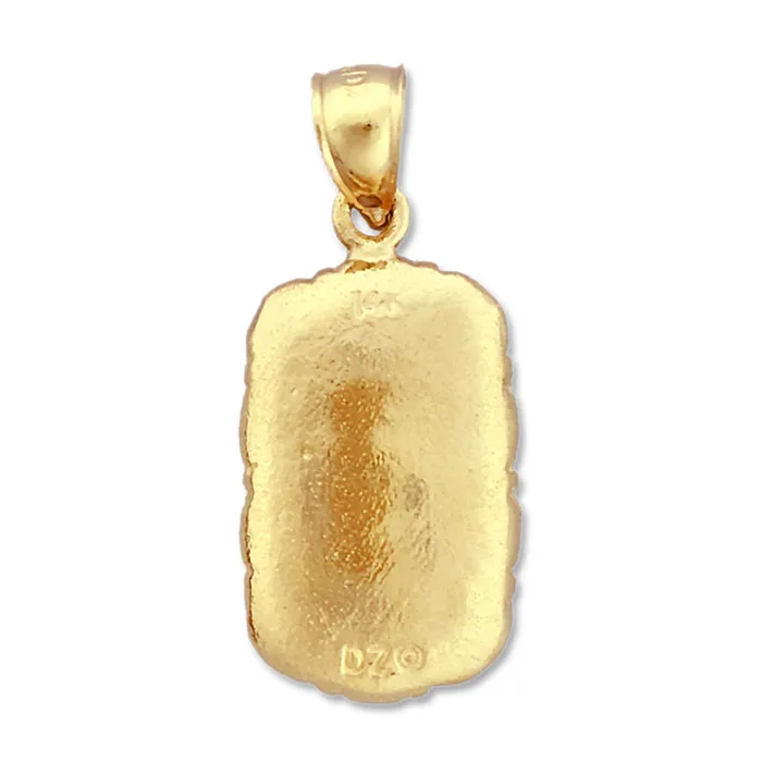 Charm Necklaces 14K Gold 3D Raft Charm Goldia