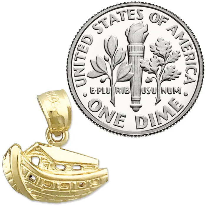 Charm Necklaces 14K Gold Noah39s Ark Charm Goldia