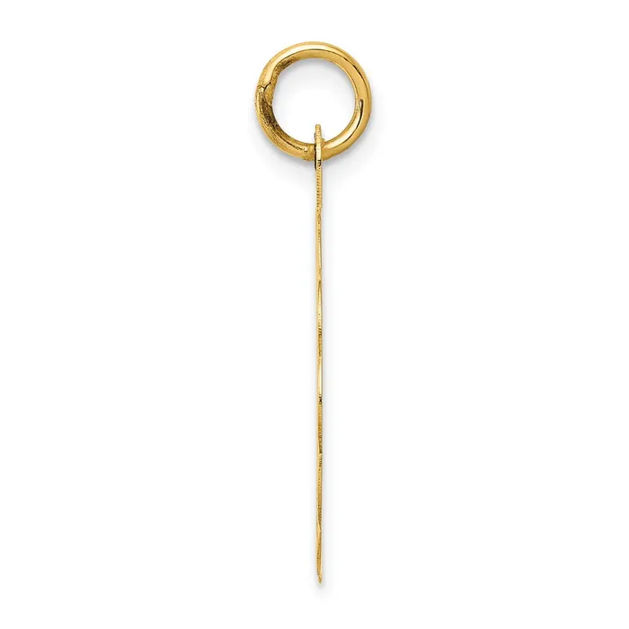 Charm Necklaces Goldia 14k Yellow Gold 25th ANNIVERSARY Disc Charm