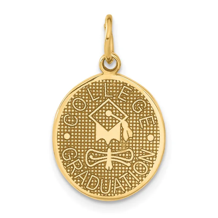 Charm Necklaces Goldia 14k Yellow Gold COLLEGE GRADUATION Charm