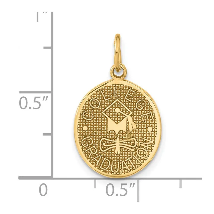 Charm Necklaces Goldia 14k Yellow Gold COLLEGE GRADUATION Charm