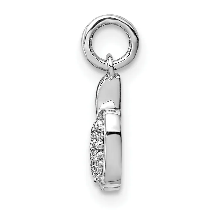 Charm Necklaces Goldiacom 14k White Gold Diamond Apple Charm