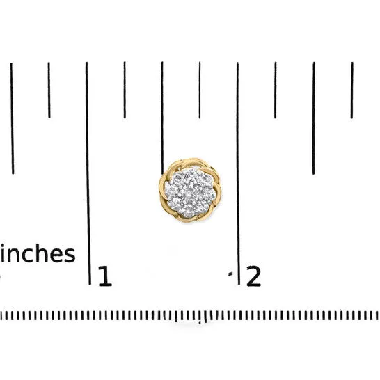 Earrings JMS always Original Haus of Brilliance 10K Yellow Gold Plated 925 Sterling Silver 12 Cttw Diamond Cluster Stud Earrings JK Color I2I3 Clarity Earrings JMS always Original Haus of Brilliance 10K Yellow Gold Plated 925 Sterling Silver 12 Cttw Diamond Cluster Stud Earrings JK Color I2I3 Clarity
