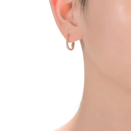 Earrings JMS always Original Rachel Glauber 14K Gold Plated U Small Hoop Earrings Earrings JMS always Original Rachel Glauber 14K Gold Plated U Small Hoop Earrings
