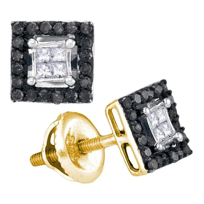 gndatlanta Earrings 13CTWDiamond BLACK DIAMOND EARRING
