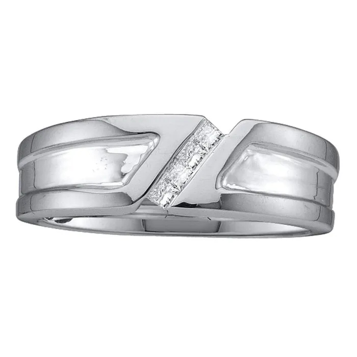 gndatlanta Rings 14k White Gold Princess Diamond Band Ring 16 Cttw