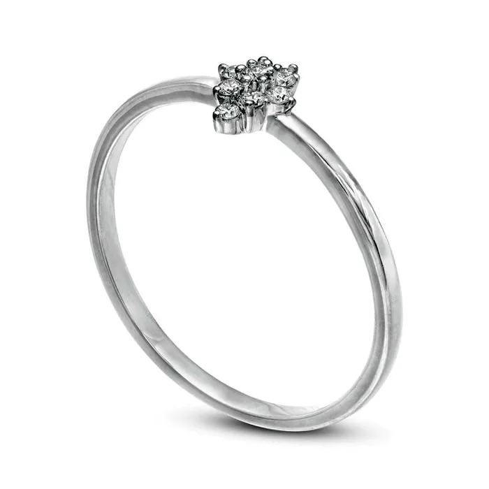 Goldia 007 CT TW Composite Marquise Natural Diamond Promise Ring in Solid 10K White Gold Rings Goldia 007 CT TW Composite Marquise Natural Diamond Promise Ring in Solid 10K White Gold Rings