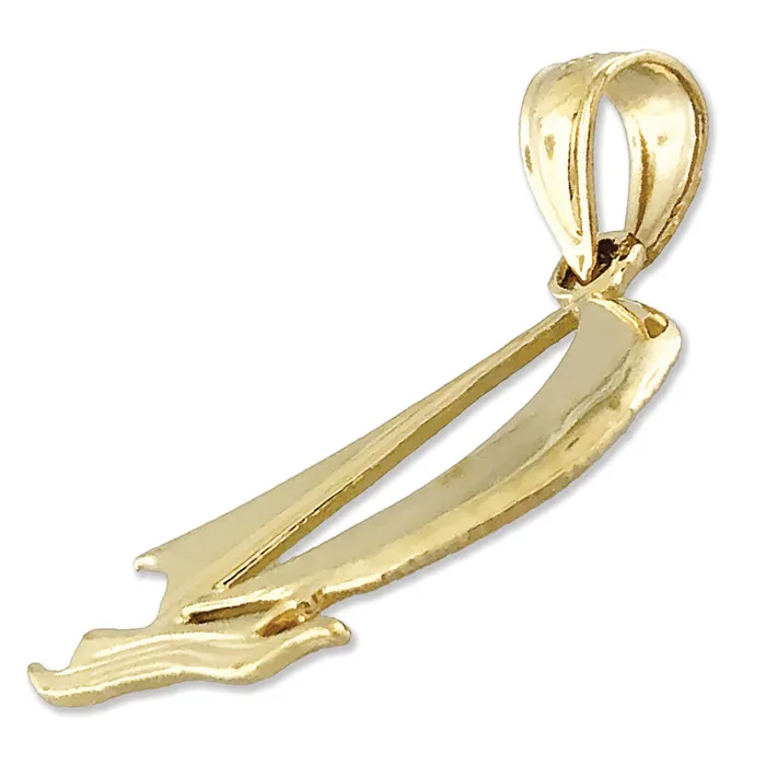 Goldia 14K Gold Sailboat Mini Charm Charm Necklaces