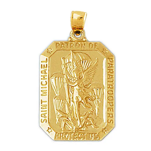 Goldia 14K Gold Saint Michael Medallion PreStyled Sets