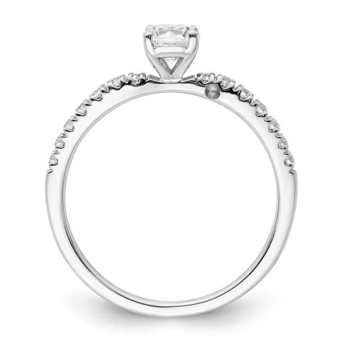 Goldia 14K White Gold Lab Grown VSSI FGH Diamond Two Promises Engagement Ring Rings
