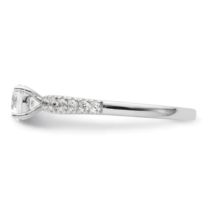 Goldia 14K White Gold Lab Grown VSSI FGH Diamond Two Promises Engagement Ring Rings