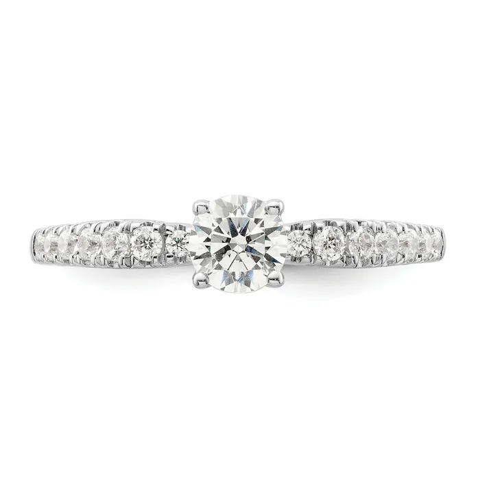 Goldia 14K White Gold Lab Grown VSSI FGH Diamond Two Promises Engagement Ring Rings