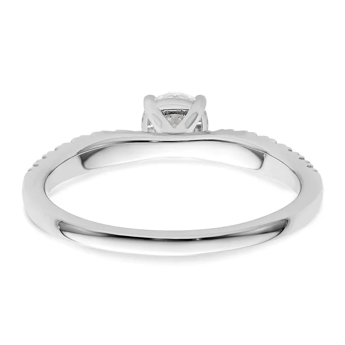 Goldia 14K White Gold Lab Grown VSSI FGH Diamond Two Promises Engagement Ring Rings