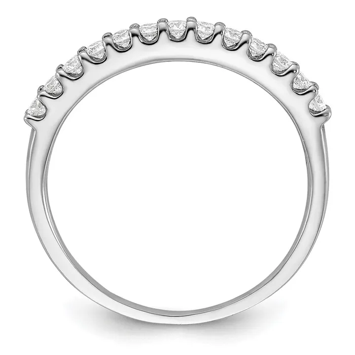 goldiaca Rings 14K White Gold Real Diamond Band
