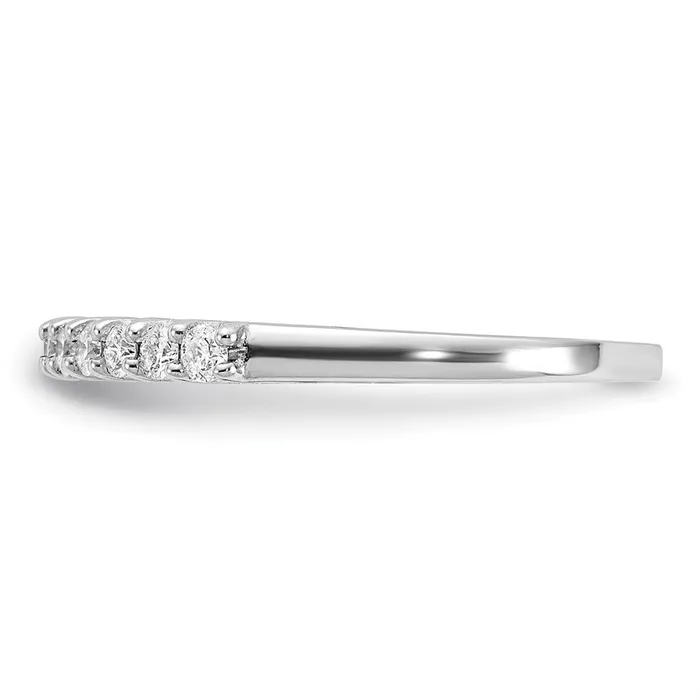 goldiaca Rings 14K White Gold Real Diamond Band