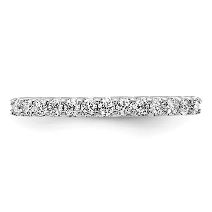 goldiaca Rings 14K White Gold Real Diamond Band