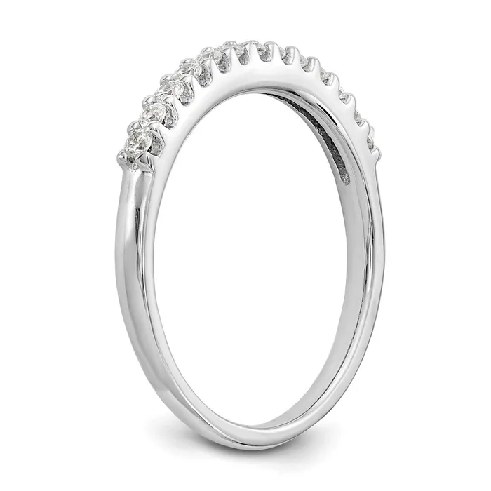goldiaca Rings 14K White Gold Real Diamond Band