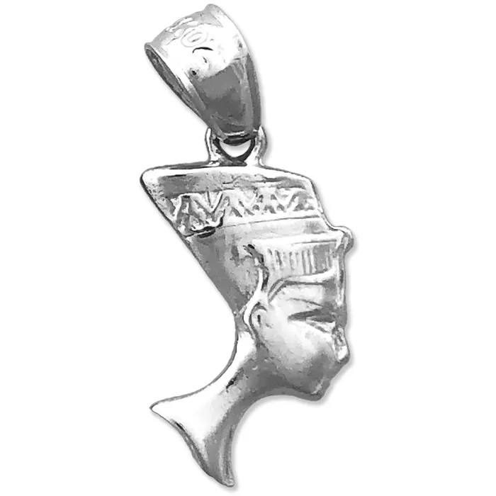 Goldia Charm Necklaces 14K Gold Queen Nefertiti Of Egypt Charm