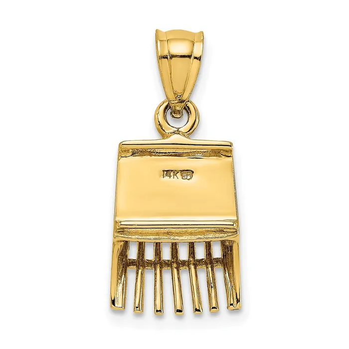 Goldia Charm Necklaces 14k Yellow Gold 3D Cranberry Scoop Charm