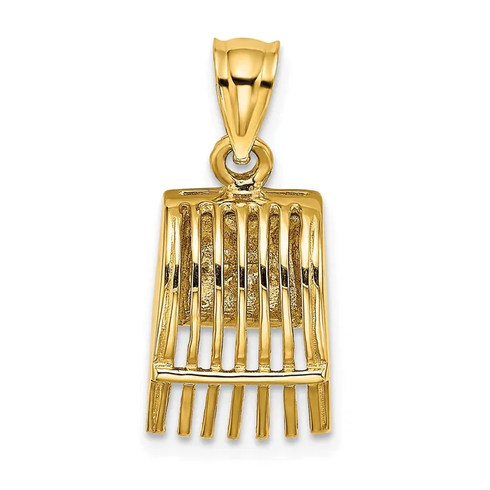 Goldia Charm Necklaces 14k Yellow Gold 3D Cranberry Scoop Charm
