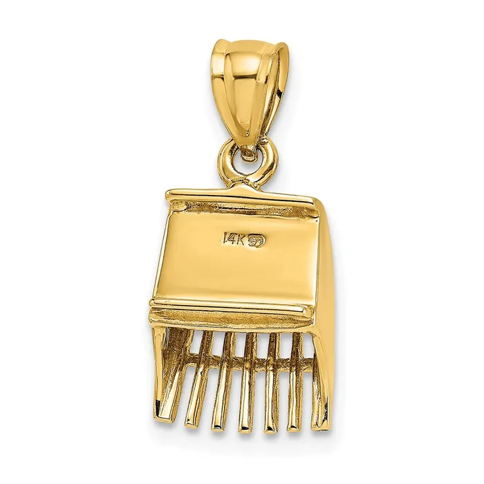 Goldia Charm Necklaces 14k Yellow Gold 3D Cranberry Scoop Charm