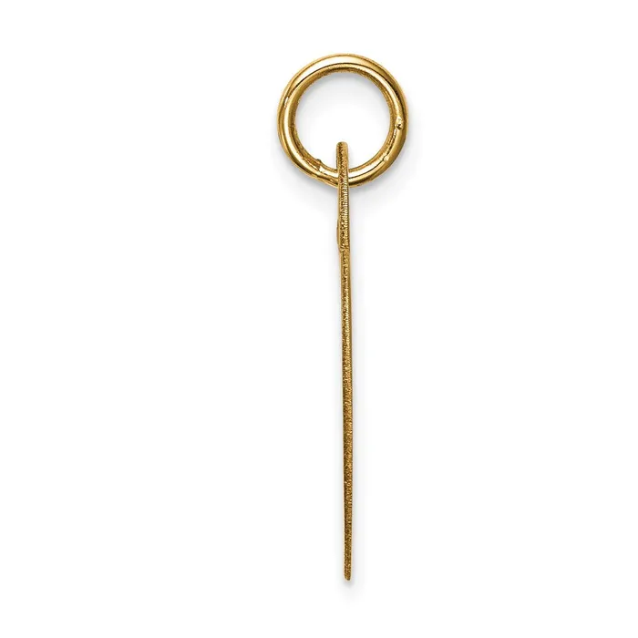 Goldia Charm Necklaces 14k Yellow Gold Medium Engravable Heart Charm