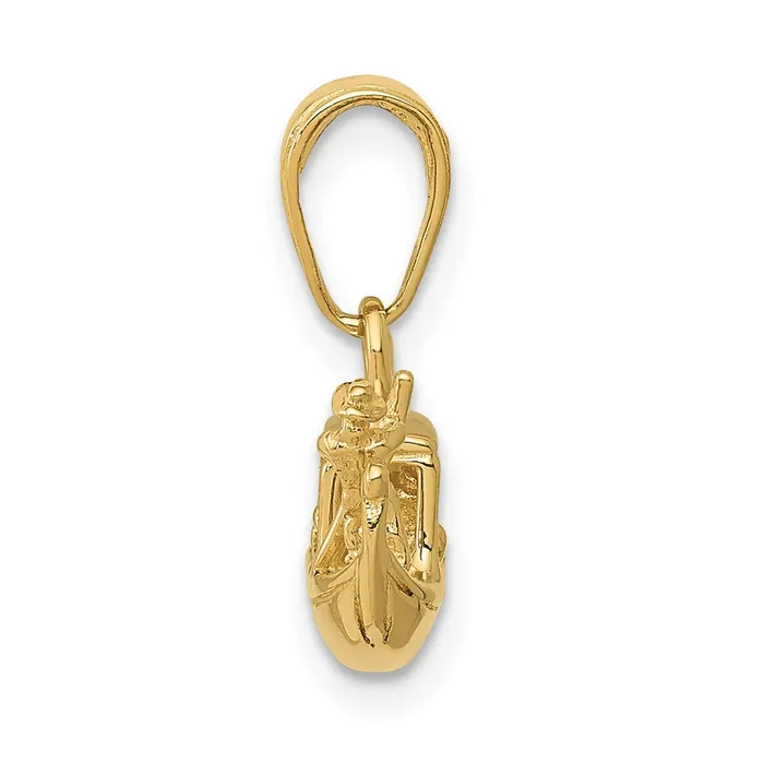 Goldia PreStyled Sets 14k Yellow Gold Solid Polished 3D Gondola Pendant