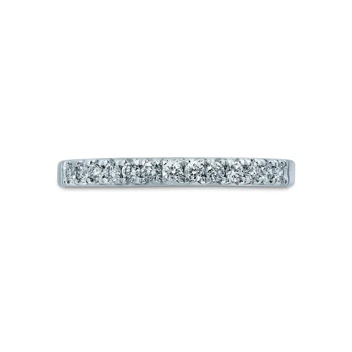 Goldia Rings 025 CT TW Natural Diamond Anniversary Band in Solid 14K White Gold Goldia Rings 025 CT TW Natural Diamond Anniversary Band in Solid 14K White Gold