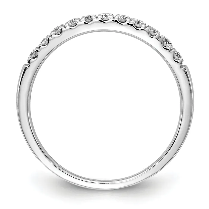 Goldia Rings 14k White Gold 13 Ct Lab Grown Diamond VSSI G Wedding Band Ring