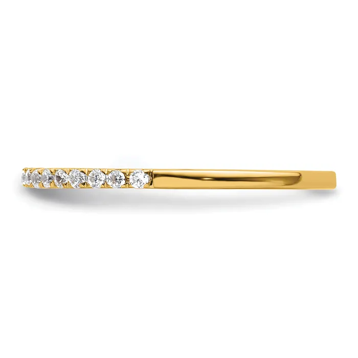 Goldia Rings 14k Yellow Gold 16 Ct Lab Grown Diamond VSSI G Wedding Band Ring