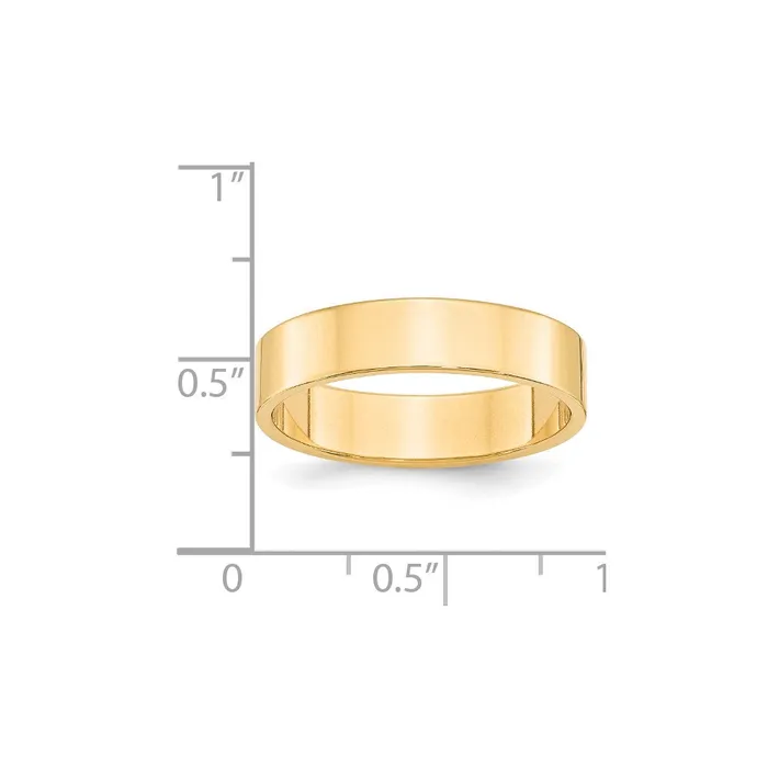 Goldia Rings Solid 10K Yellow Gold 5mm Light Weight Flat MensWomens Wedding Band Ring Size 115 Goldia Rings Solid 10K Yellow Gold 5mm Light Weight Flat MensWomens Wedding Band Ring Size 115