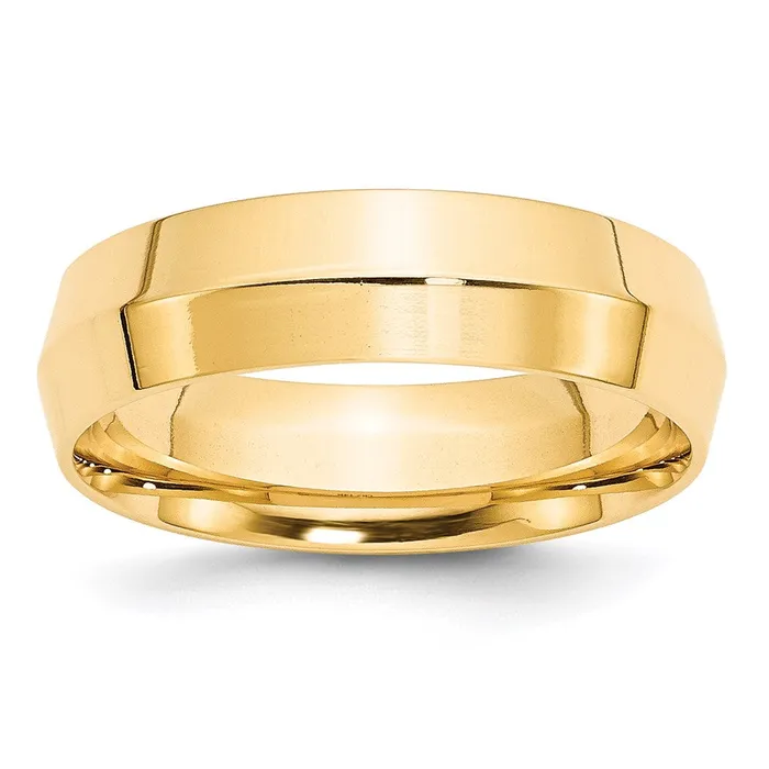 Goldia Rings Solid 10K Yellow Gold 6mm Knife Edge Comfort Fit MensWomens Wedding Band Ring Size 8 Goldia Rings Solid 10K Yellow Gold 6mm Knife Edge Comfort Fit MensWomens Wedding Band Ring Size 8
