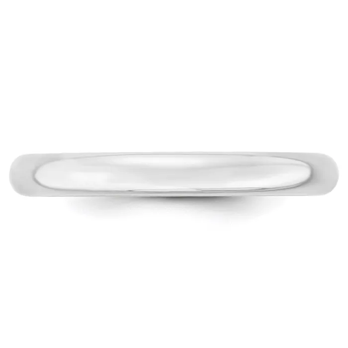Goldia Rings Solid 18K White Gold 3mm Light Weight Comfort Fit MensWomens Wedding Band Ring Size 125 Goldia Rings Solid 18K White Gold 3mm Light Weight Comfort Fit MensWomens Wedding Band Ring Size 125