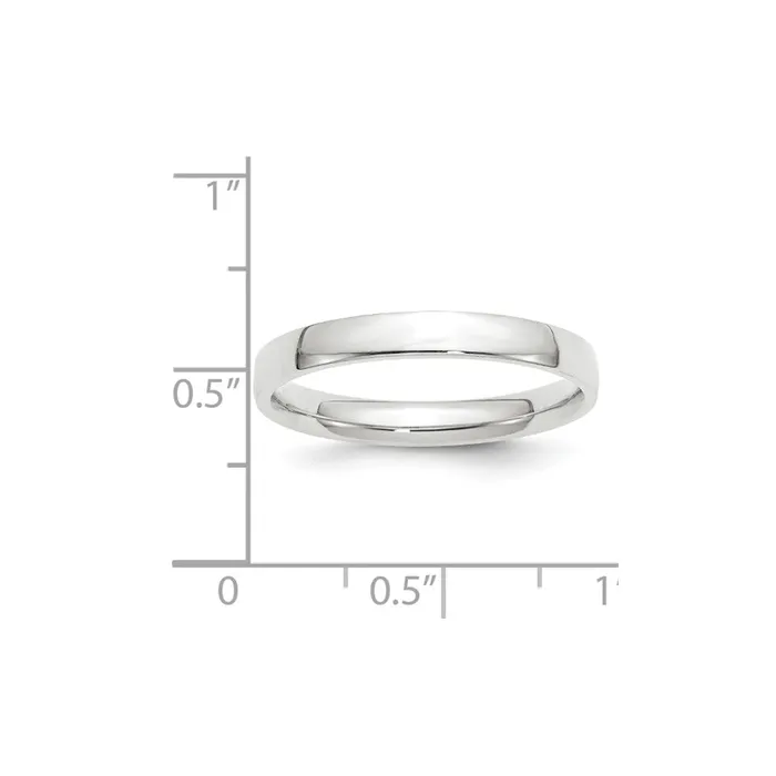 Goldia Rings Solid 18K White Gold 3mm Light Weight Comfort Fit MensWomens Wedding Band Ring Size 125 Goldia Rings Solid 18K White Gold 3mm Light Weight Comfort Fit MensWomens Wedding Band Ring Size 125