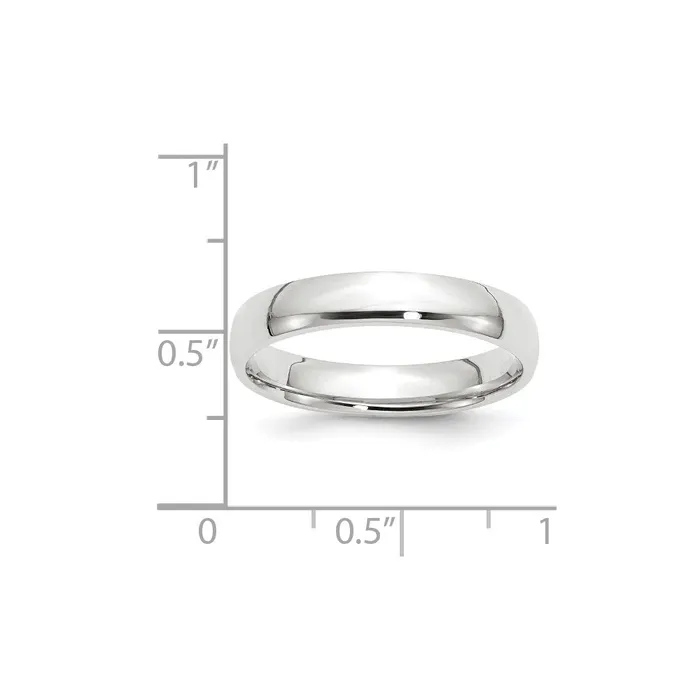 Goldia Rings Solid 18K White Gold 4mm Light Weight Comfort Fit MensWomens Wedding Band Ring Size 85 Goldia Rings Solid 18K White Gold 4mm Light Weight Comfort Fit MensWomens Wedding Band Ring Size 85