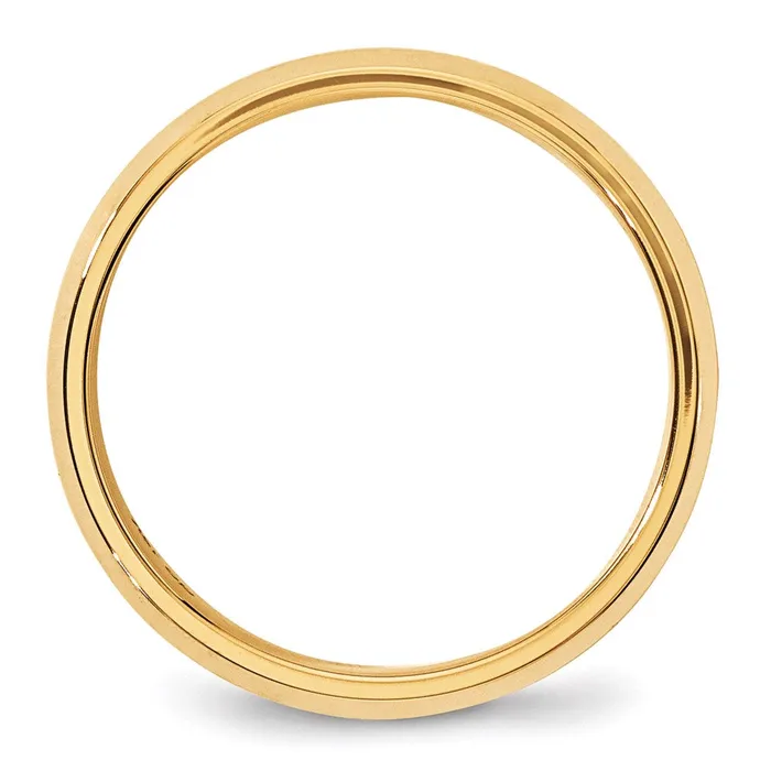 Goldia Rings Solid 18K Yellow Gold 6mm Bevel Edge Comfort Fit MensWomens Wedding Band Ring Size 65 Goldia Rings Solid 18K Yellow Gold 6mm Bevel Edge Comfort Fit MensWomens Wedding Band Ring Size 65