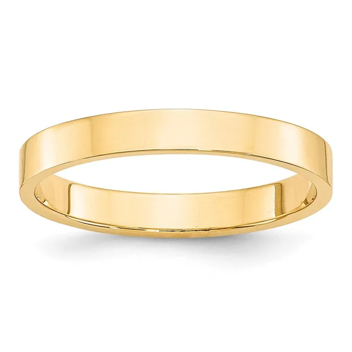 Goldia Solid 10K Yellow Gold 3mm Light Weight Flat MensWomens Wedding Band Ring Size 125 Rings Goldia Solid 10K Yellow Gold 3mm Light Weight Flat MensWomens Wedding Band Ring Size 125 Rings