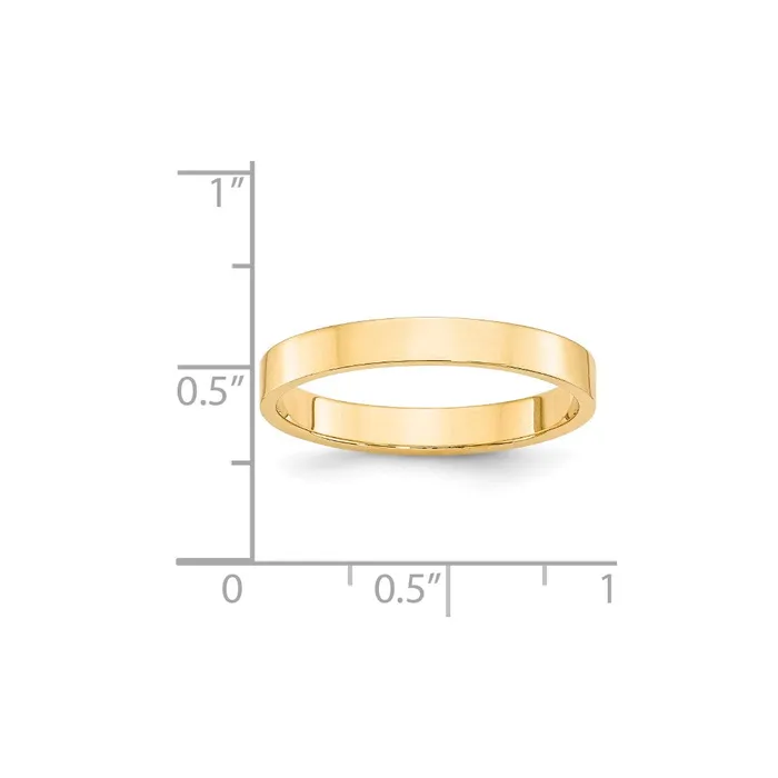Goldia Solid 10K Yellow Gold 3mm Light Weight Flat MensWomens Wedding Band Ring Size 125 Rings Goldia Solid 10K Yellow Gold 3mm Light Weight Flat MensWomens Wedding Band Ring Size 125 Rings