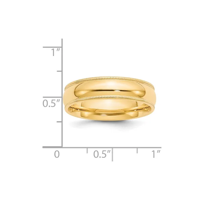 Goldia Solid 10K Yellow Gold 6mm Milgrain Comfort Wedding MensWomens Wedding Band Ring Size 75 Rings Goldia Solid 10K Yellow Gold 6mm Milgrain Comfort Wedding MensWomens Wedding Band Ring Size 75 Rings
