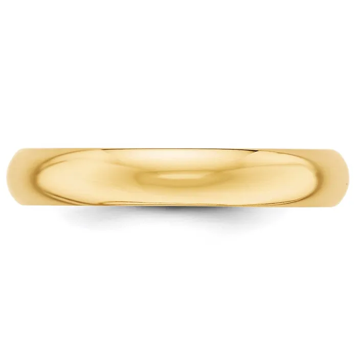 Goldia Solid 14K Yellow Gold 4mm HalfRound Wedding MensWomens Wedding Band Ring Size 45 Rings Goldia Solid 14K Yellow Gold 4mm HalfRound Wedding MensWomens Wedding Band Ring Size 45 Rings