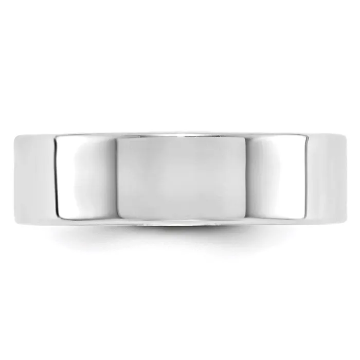 Goldia Solid 18K White Gold 6mm Light Weight Flat MensWomens Wedding Band Ring Size 14 Rings Goldia Solid 18K White Gold 6mm Light Weight Flat MensWomens Wedding Band Ring Size 14 Rings