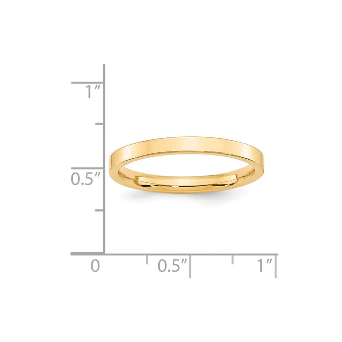 Goldia Solid 18K Yellow Gold 25mm Standard Flat Comfort Fit MensWomens Wedding Band Ring Size 125 Rings Goldia Solid 18K Yellow Gold 25mm Standard Flat Comfort Fit MensWomens Wedding Band Ring Size 125 Rings