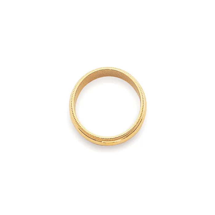 Goldia Solid 18K Yellow Gold 3mm Milgrain HalfRound Wedding MensWomens Wedding Band Ring Size 9 Rings Goldia Solid 18K Yellow Gold 3mm Milgrain HalfRound Wedding MensWomens Wedding Band Ring Size 9 Rings