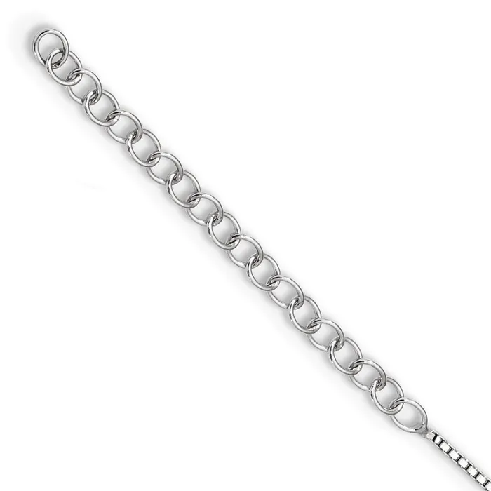 Goldia Sterling Silver Blue and White Diamond Heart Pendant Necklaces